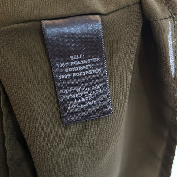 Lulu’s Women’s Shift Dress Olive Green Back Zip Short Sleeve Oversized XS - Picture 7 of 7